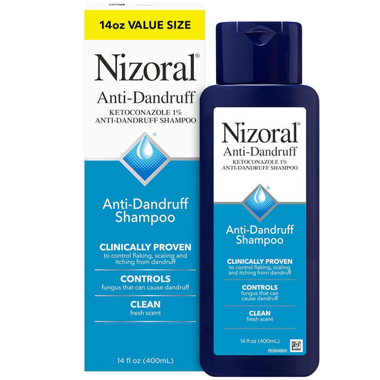 Anti-Dandruff Shampoo with 1% Ketoconazole, Fresh Scent, 14 Fl Oz